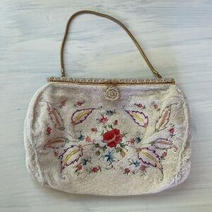 𝅺vintage SAGIL PARIS handmade beaded purse and coin purse